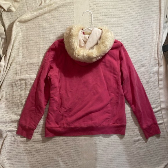 Pink L.L. Bean Sherpa Lined Hoodie - Picture 7 of 16